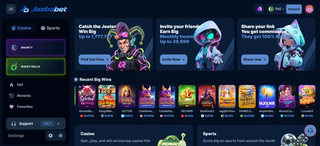 JAZBA BET Game
